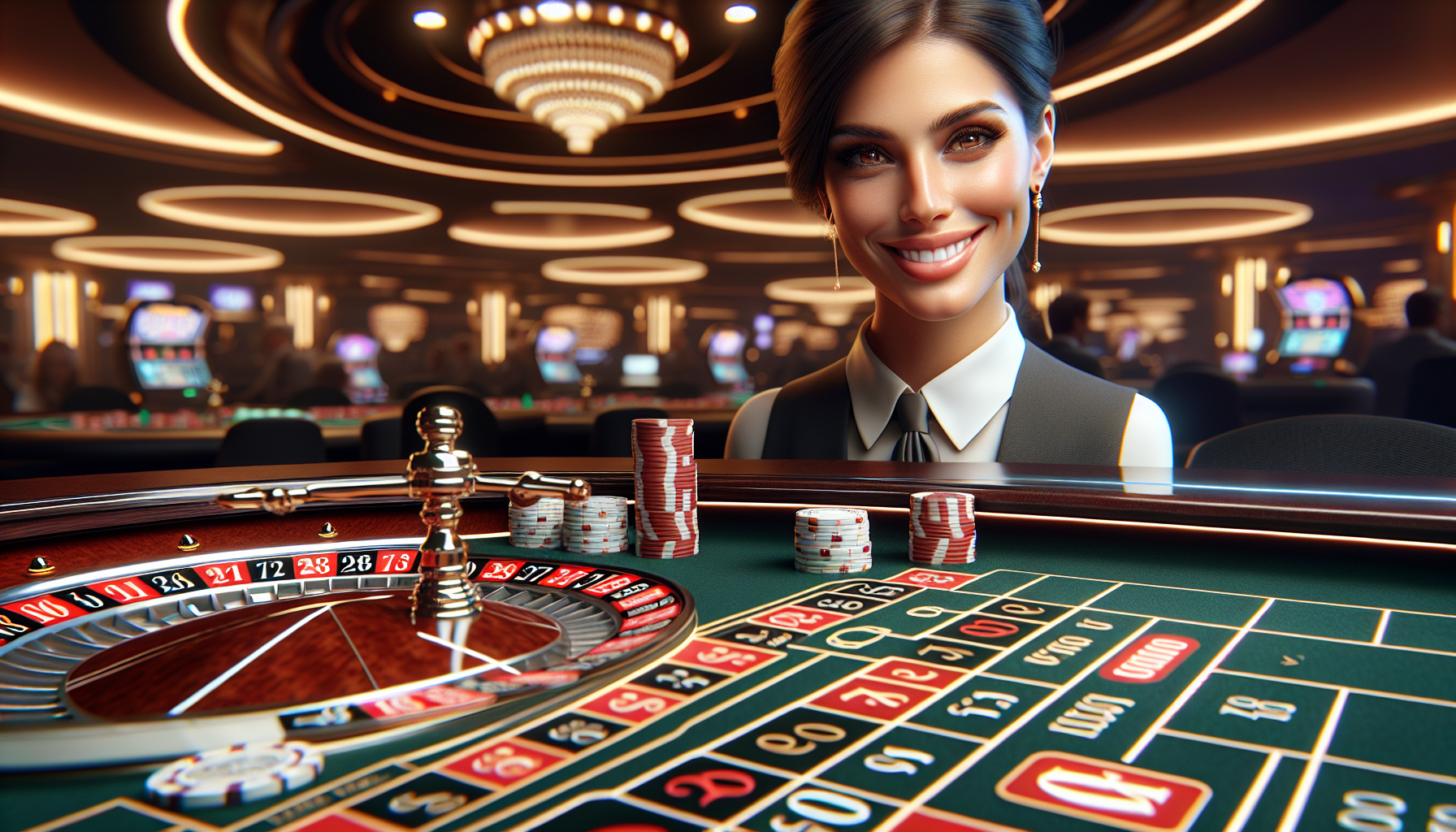 Ruleta en vivo en Doradobet Casino con crupier profesional y ambiente animado